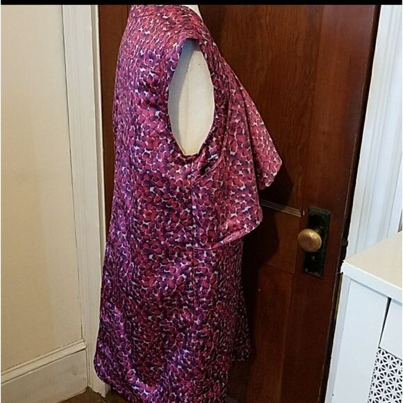 DEAR CREATURES dress Modcloth lotus of focus pink shift L‎ - Picture 4 of 8